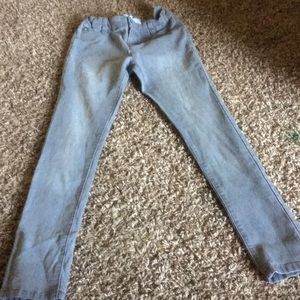 Gray jeans